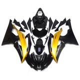 0491 Fairing Yamaha Yzf 600 R6 08 09 10 11 12 13 14 15 Gloss Black Gold Kit